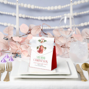 Christmas Angel Merry Christmas Festive Typography Favour Box