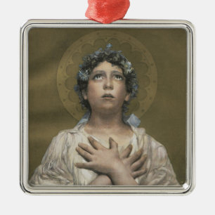 Christmas Angel  Metal Ornament