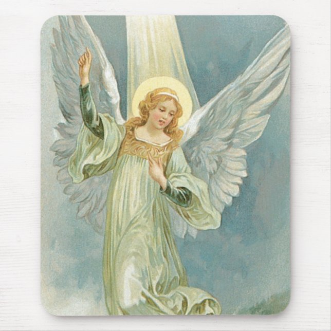 Christmas Angel Mouse Pad (Front)
