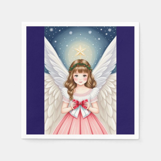Christmas Angel Napkin (Front)