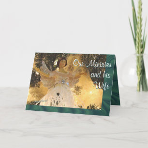 Christmas Angel on Teal customise any occasion Holiday Card