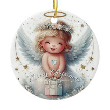 Christmas Angel Ornament, Angel baby Christmas