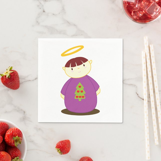 Christmas Angel Paper Napkins (Creator Uploaded)