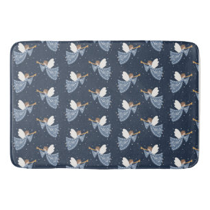 Christmas Angel Peace on Earth Holiday Heartfelt Bath Mat
