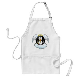 Christmas Angel Penguin Standard Apron