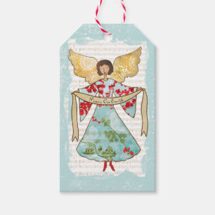 Christmas Angel Personalized Gift Tags