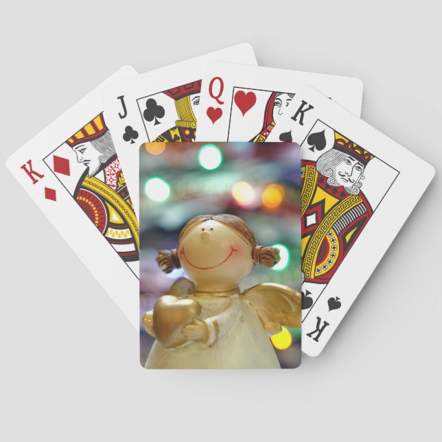 Christmas Angel Playing Cards (Back)