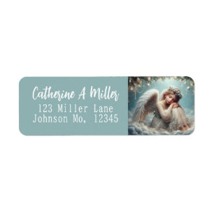 Christmas Angel Return Address Label