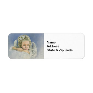 Christmas Angel Return Address Label