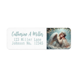 Christmas Angel Return Address Label