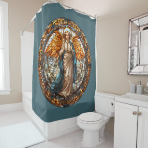Christmas Angel Shower Curtain