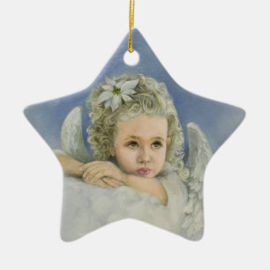 Christmas Angel Star Ornament