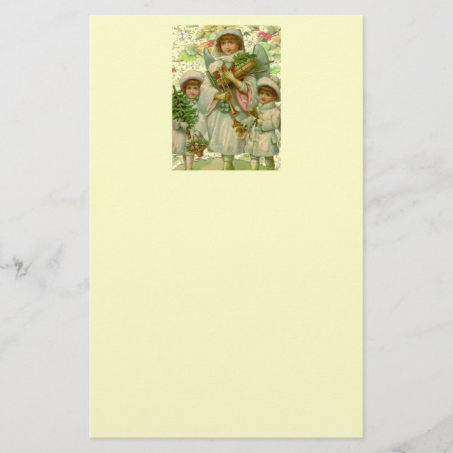 Christmas Angel Stationery (Front)