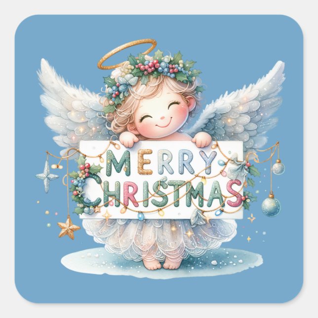 Christmas Angel Stickers (Front)