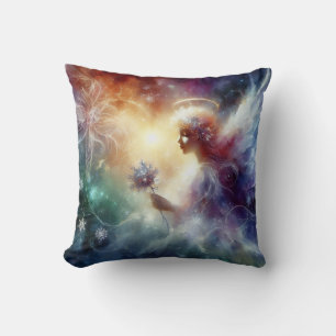 Christmas Angel Throw Pillow