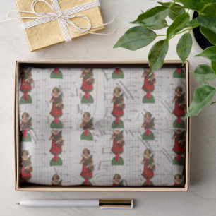 Christmas Angel Vintage Religion Victorian Girl Tissue Paper