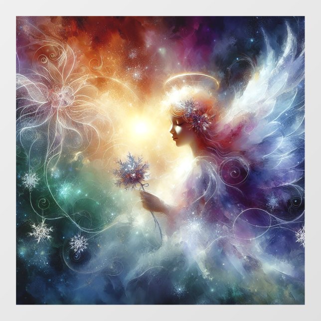 Christmas Angel Window Cling (Sheet)