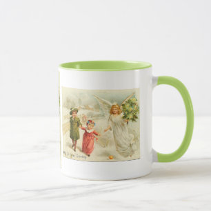 Christmas Angel with children Mug