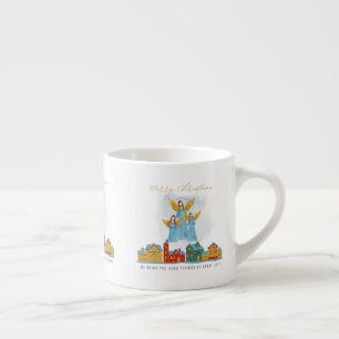 Christmas Angels Bring Joy and Tidings Home Decor! Espresso Cup