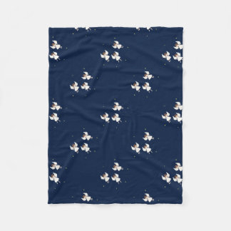Christmas angels fleece blanket