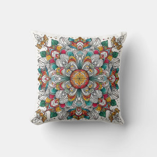 Christmas angels multicolor cushion