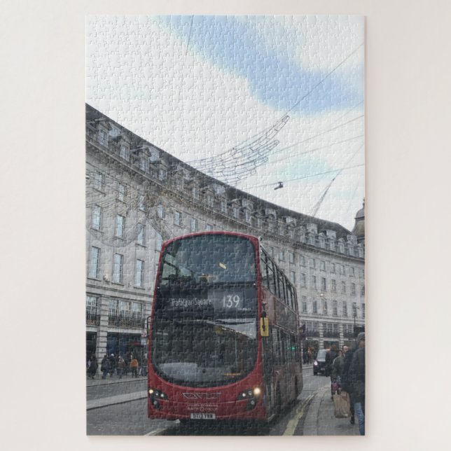 Christmas Angels on Regent Street, London UK Jigsaw Puzzle (Vertical)