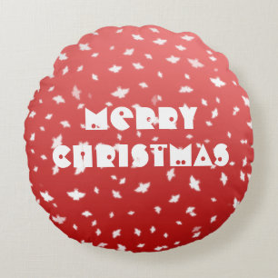 Christmas Angels Round Cushion