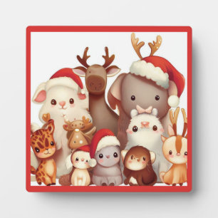 Christmas Animals 3 Plaque