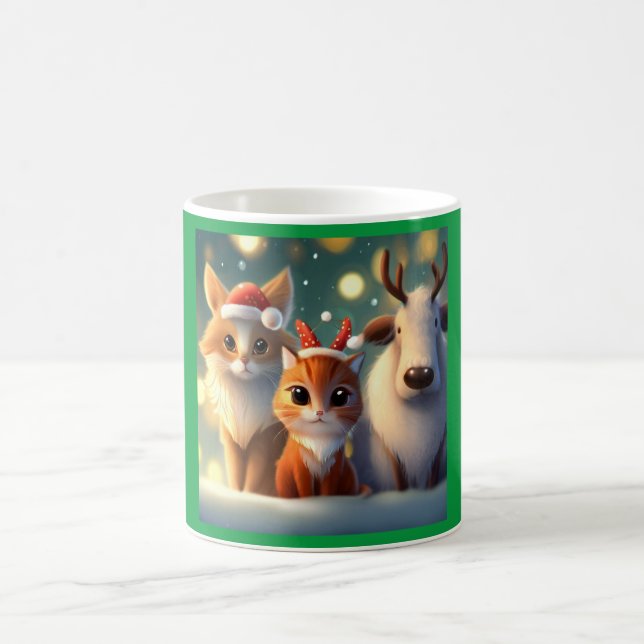 Christmas Animals 5 Coffee Mug (Center)