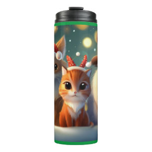 Christmas Animals 5 Thermal Tumbler