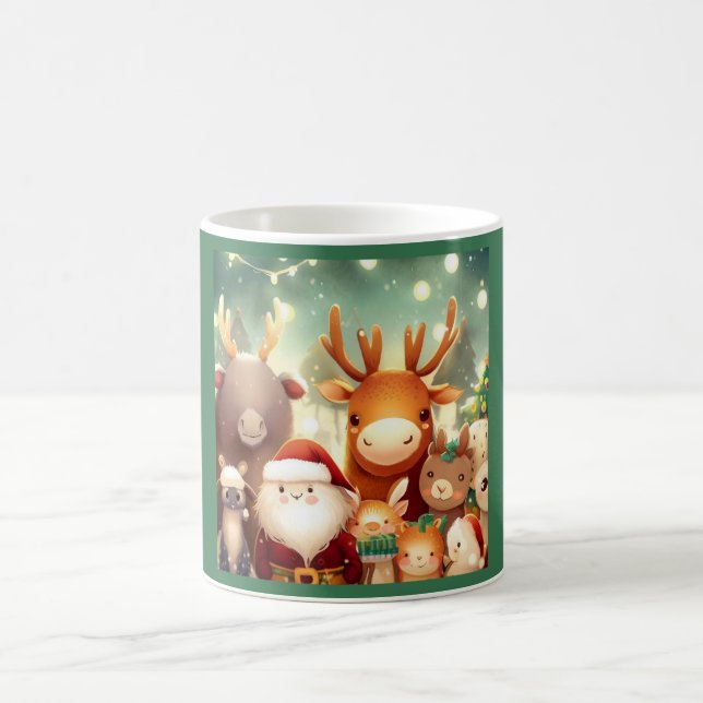 Christmas Animals 8 Coffee Mug (Center)