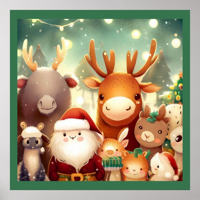 Christmas Animals 8 Poster (Front)
