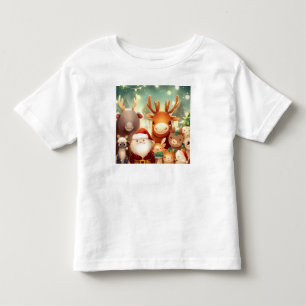 Christmas Animals 8 Toddler T-Shirt