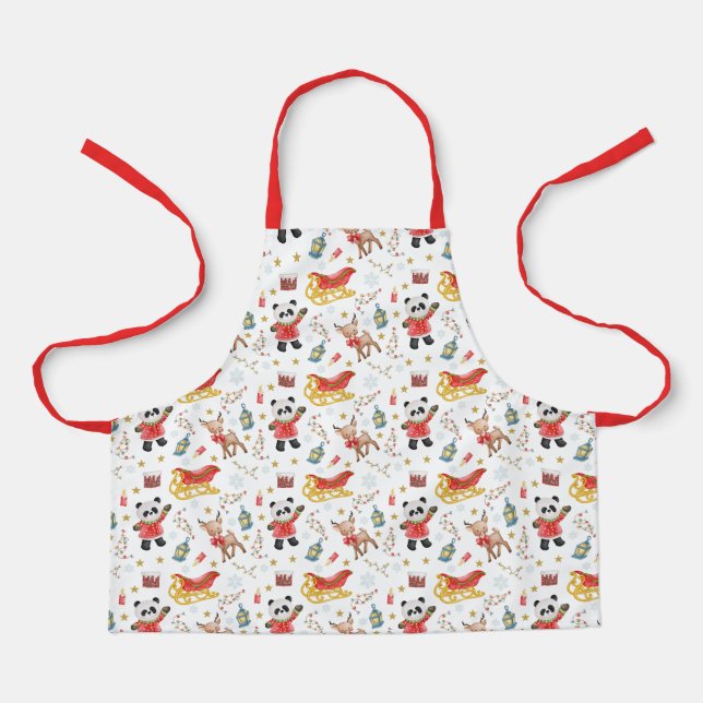 Christmas Animals Apron (Front)