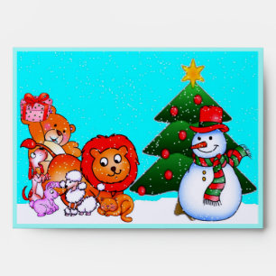 Christmas Animals Envelopes