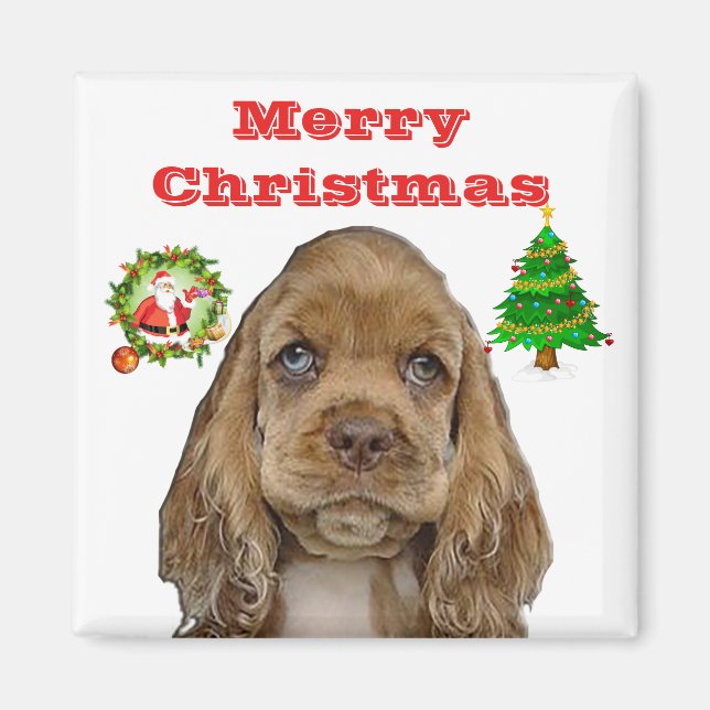 Christmas Animals Magnet (Front)