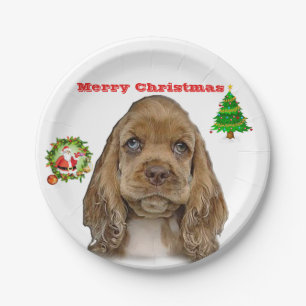 Christmas Animals Paper Plate