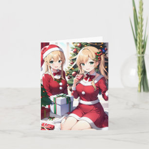 Christmas Anime F - AI Card