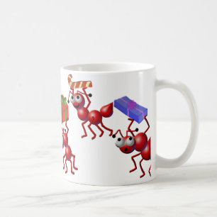 christmas ants coffee mug