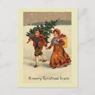 "Christmas Apples" Postcard