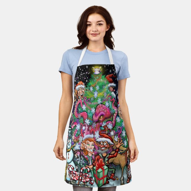 Christmas Apron (Worn)