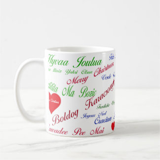 Christmas around the world coffee mug