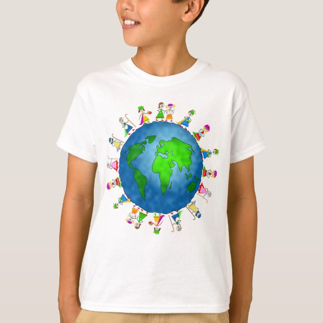 Christmas around the world Sweatshirt for kids T-Shirt (Front)