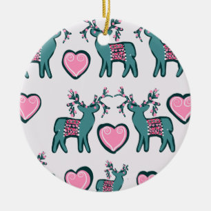 Christmas Art Ceramic Ornament