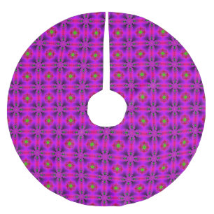 Christmas Artdeco in Retro Style Brushed Polyester Tree Skirt