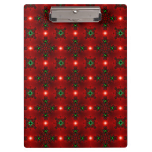 Christmas Artdeco in Retro Style Clipboard