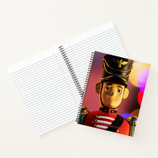 Christmas artistic toy soldier SlipperyJoe gay pri Notebook