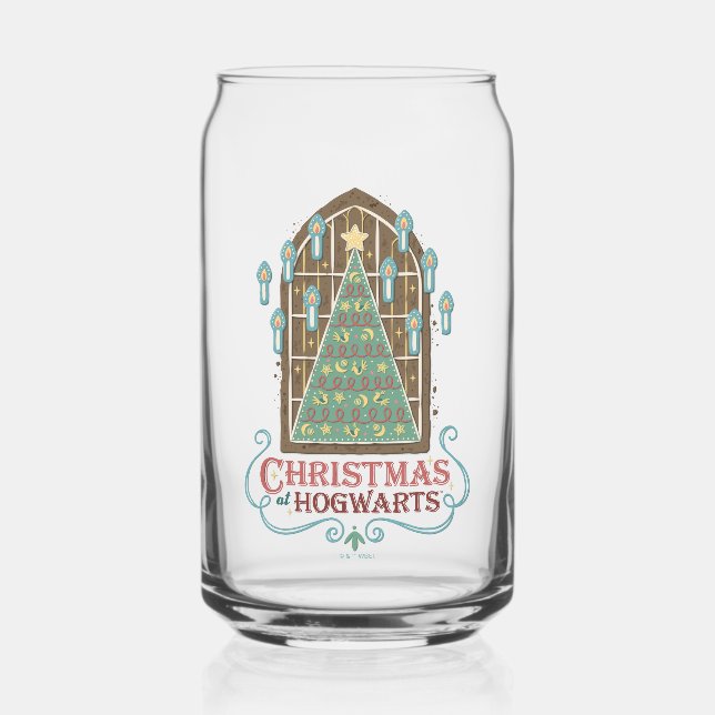 Christmas at HOGWARTS™ Cookie Graphic Can Glass (Front)