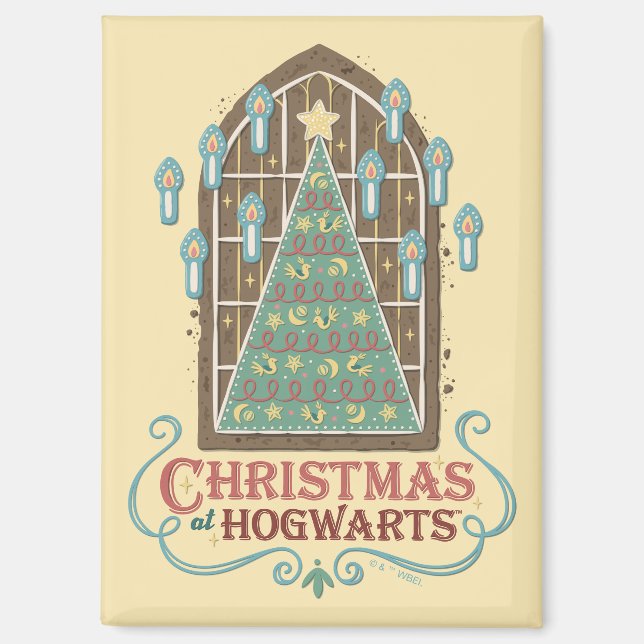 Christmas at HOGWARTS™ Cookie Graphic Magnet (Front)