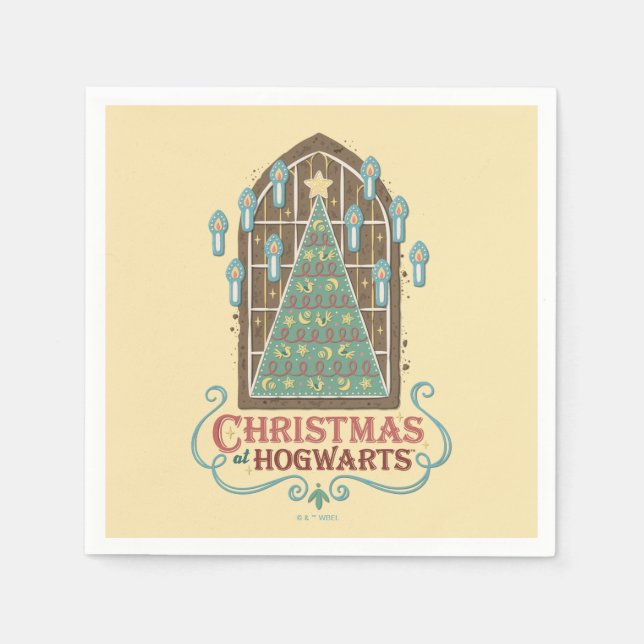 Christmas at HOGWARTS™ Cookie Graphic Napkin (Front)